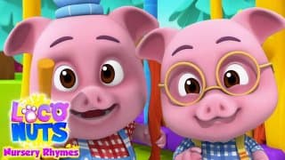 Three Little Pigs and The Big Bad Wolf Story | Cartoon Stories For Kids | Storytime with Loco Nuts